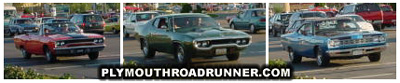 Plymouth Road Runners. Photo from 2000 Mopar Nationals – Columbus, Ohio.