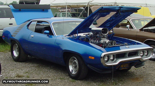 1972 Plymouth Road Runner. Photo from 2001 Chrysler Classic – Columbus, Ohio.