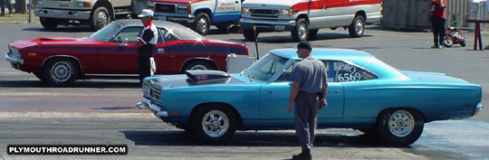 1969 Plymouth Road Runner. Photo from 2001 Chrysler Classic – Columbus, Ohio.